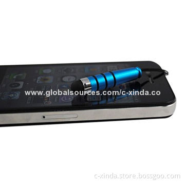 Cheapest popular mini stylus touch pen for iPhone, built-in 3.5mm audio jack clip